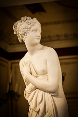 Image showing VENICE, ITALY - JUNE 27, 2016: Venus Statue detail in Palazzo Du