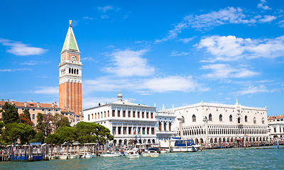 Image showing VENICE, ITALY - JUNE 27, 2016: San Marco area full of turists