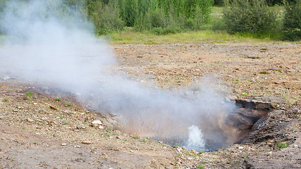 Image showing Little geyser - Iceland