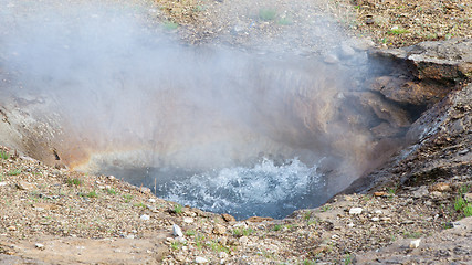 Image showing Little geyser - Iceland