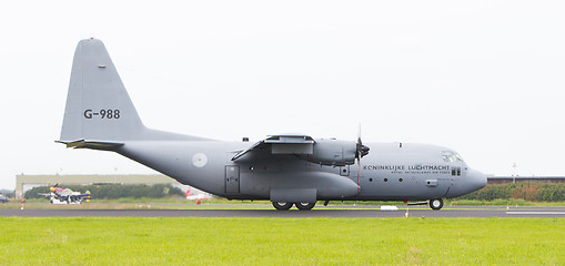 Image showing LEEUWARDEN, THE NETHERLANDS - JUNE 10, 2016: Dutch Air Force Loc