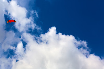 Image showing kite in the sky and cloud