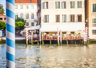 Image showing 300 years old venetian palace facade from Canal Grande