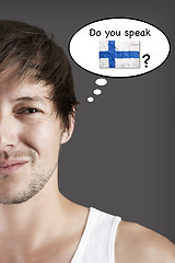 Image showing Do you speak Finnish?