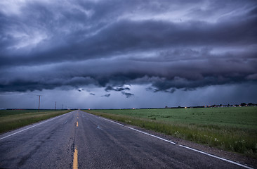 Image showing Storm Clouds Saskatchewan