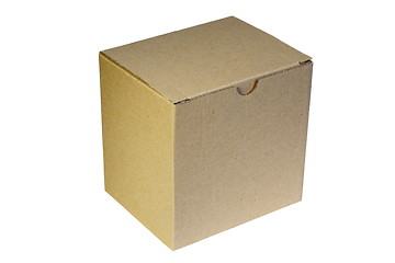 Image showing cartoon box over white background