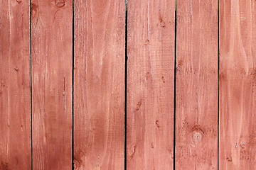 Image showing brown painted spruce boards