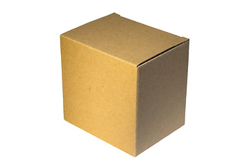 Image showing isolated small carton box