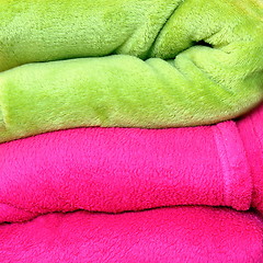 Image showing colorful towels detail