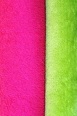 Image showing texture of colorful blankets