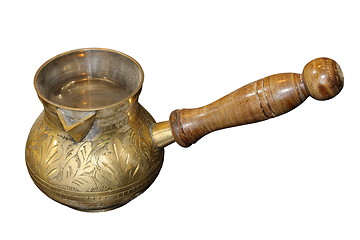 Image showing old traditional alloy kettle