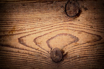 Image showing texture of knotted fir plank