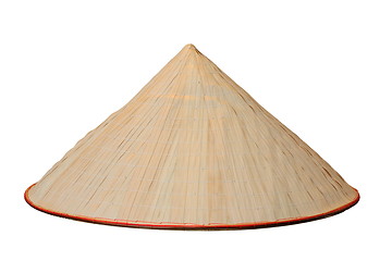 Image showing chinese conical isolated hat