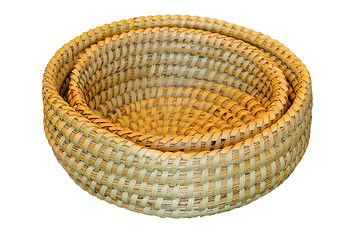 Image showing trellis small baskets over white