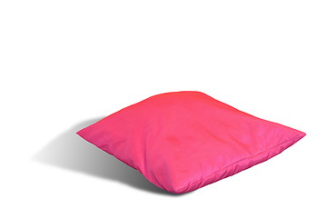 Image showing pink pillow over white background