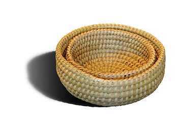 Image showing trellis baskets over white