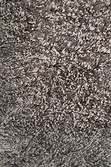 Image showing brown texture of fluffy carpet