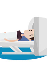 Image showing Magnetic resonance imaging vector illustration.