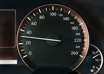 Image showing Speedometer of a car