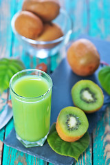 Image showing kiwi juice