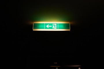 Image showing Emergency Exit Sign