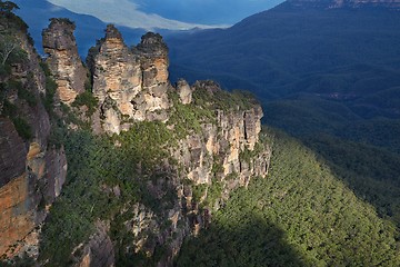 Image showing The Three Sisters in the Blue mountains