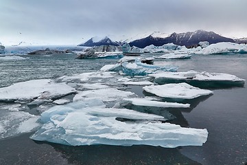 Image showing Glacial lake in Iceland