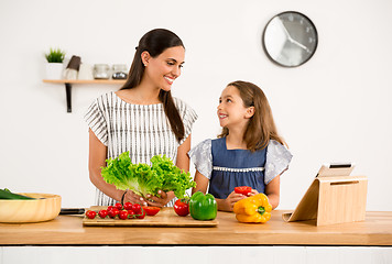 Image showing Having fun in the kitchen