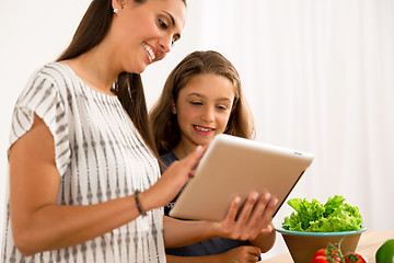 Image showing Having fun in the kitchen