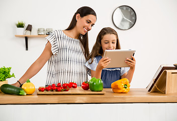 Image showing Having fun in the kitchen