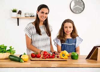 Image showing Having fun in the kitchen