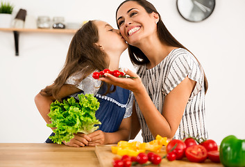 Image showing Having fun in the kitchen