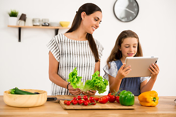 Image showing Having fun in the kitchen