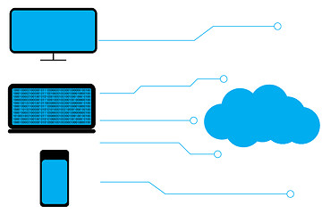 Image showing Backup and restore data cloud