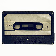 Image showing Vintage looking Tape cassette