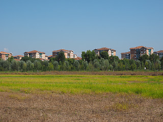 Image showing View of the city of Settimo Torinese