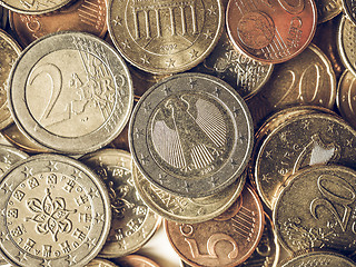 Image showing Vintage Euro coin