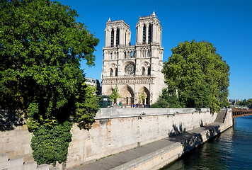 Image showing Notre Dame and Seine