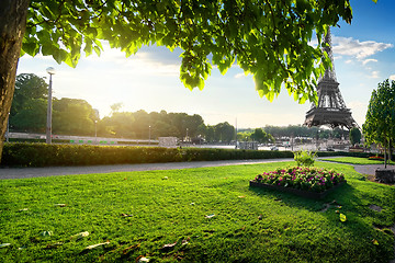 Image showing Trocadero Gardens in Paris