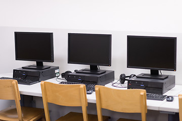 Image showing Computer classroom