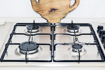 Image showing Kitchen stove top