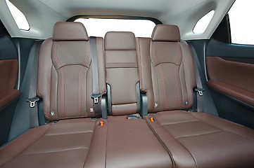 Image showing Car Interior Backseats