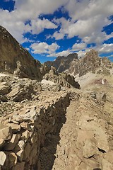 Image showing Dolomites mountain landscape