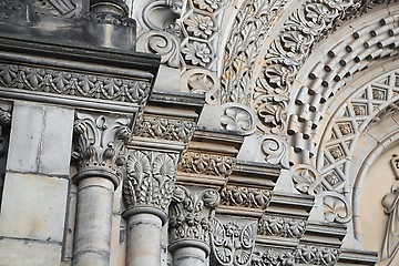 Image showing Decorated Church Columns