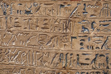 Image showing Ancient Hieroglyphic Script