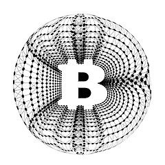 Image showing Bitcoin - electronic form of money and innovative payment network