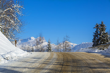 Image showing Winter Road