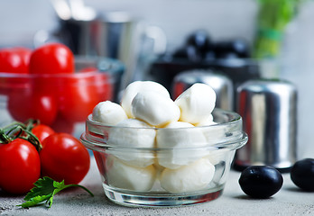 Image showing ingredients for caprese salad 