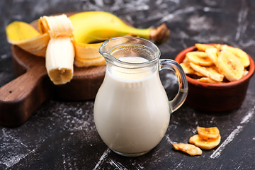 Image showing banana milk