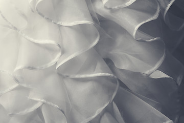 Image showing Wedding dress - close-up photo